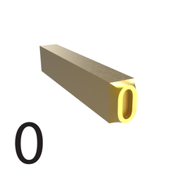 Tipo Hot Stamp de 4 mm - 0