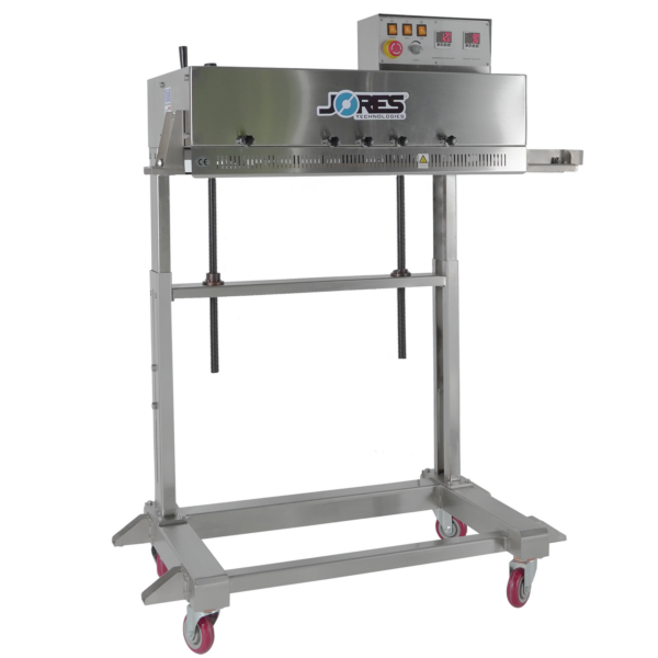 Selladora continua de banda sin transportador para alturas de bolsa variables para uso industrial