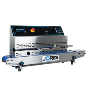 selladora horizontal continua de banda con impresora de inyección de tinta de JORES TECHNOLOGIES®