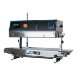 Selladora continua vertical digital de acero inoxidable con impresora TIJ