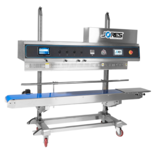 Selladora vertical continua digital con codificación por inyección de tinta, purga de gas y aspiración de aire 1510-FS