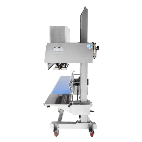 Selladora de banda vertical digital con codificación por inyección de tinta, purga de gas y succión de aire 1510-FS