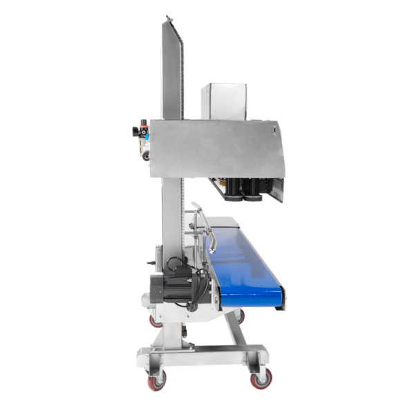 Selladora vertical de banda digital con codificación por inyección de tinta, purga de gas y succión de aire 1510-FS