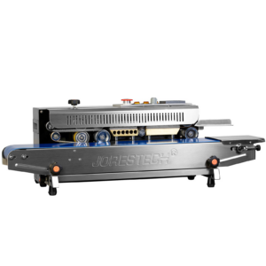 JORES TECHNOLOGIES® selladora continua de banda de sobremesa SS para aplicaciones horizontales