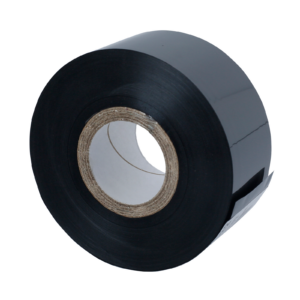 1 rollos negros de lámina DAX negra para hot stamp sobre fondo blanco