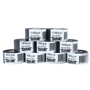 Set de 9 rollos de estampado en caliente DAX de lámina negra de 35 mm