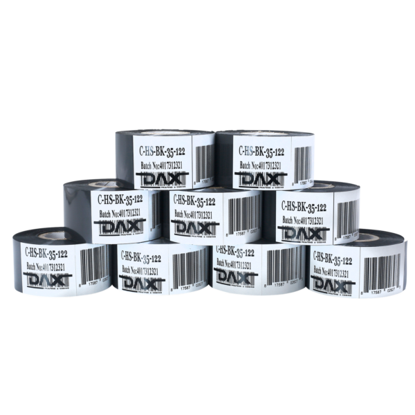 Set de 9 rollos de estampado en caliente DAX de lámina negra de 35 mm