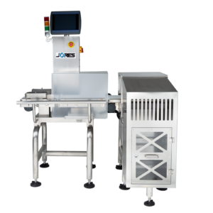 Báscula controladora automática de acero inoxidable para productos que pesan hasta 6.6 lbs