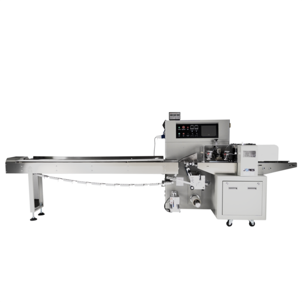 Envolvedora horizontal automática con alimentador de film invertido