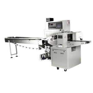 Envolvedora horizontal automática con alimentador de film invertido