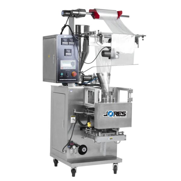 Máquina automática vertical de formado de sobres (VFFS) para líquidos y pastas