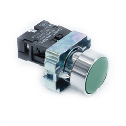 Interruptor pulsador verde CHINT empotrado - NP2 1NO