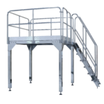 La plataforma para pesadora combinada de acero inoxidable JORES TECHNOLOGIES®