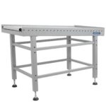 mesa transportadora de rodillos blanca de JORES TECHNOLOGIES®