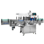 Aplicador automático doble de etiquetas de acero inoxidable para envases redondos y planos de JORES TECHNOLOGIES®