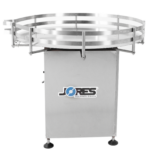 Mesa acumuladora rotativa JORES TECHNOLOGIES® de acero inoxidable de 39 pulgadas