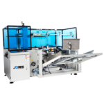 Formadora automática de cajas con selladora de cinta inferior