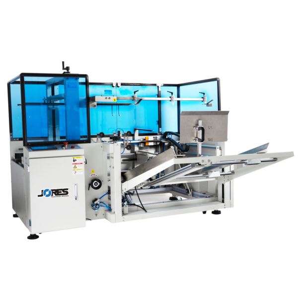 Formadora automática de cajas con selladora de cinta inferior