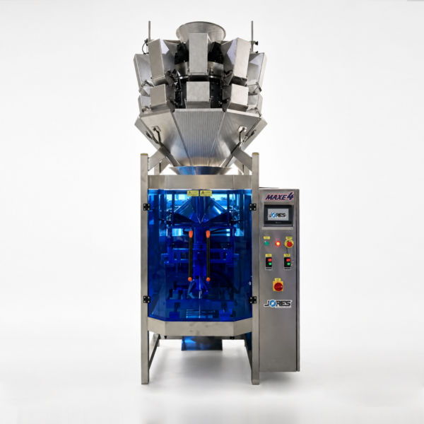 Máquina envasadora VFFS automática con pesadora multicabezal de 10 cabezales 1.6L MAXE-4-W