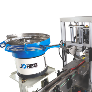 Taponadora automática de botellas para tapas de plástico