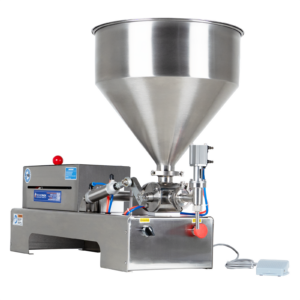 Llenadora de pasta de alta viscosidad de sobremesa con pistón - acero inoxidable 304 - 100 ml