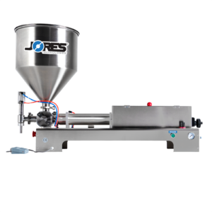 Llenadora de pistón de pasta de alta viscosidad de sobremesa - acero inoxidable 304 – 1000 ml