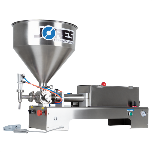 Llenadora de pasta de alta viscosidad de sobremesa con pistón - acero inoxidable 304 - 300 ml