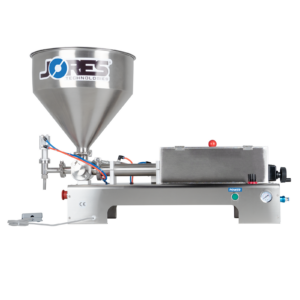 Llenadora de pasta de alta viscosidad de sobremesa con pistón - acero inoxidable 304 – 500 ml