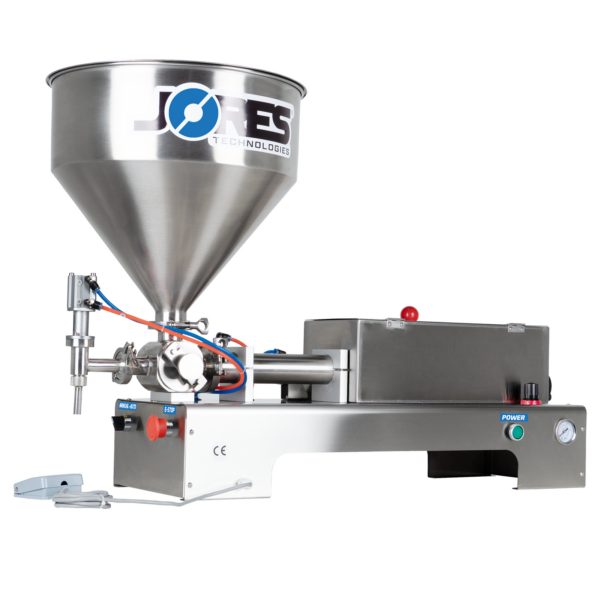Llenadora de pasta de alta viscosidad de sobremesa con pistón - acero inoxidable 304 – 500 ml