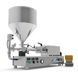 Llenadora de pasta de alta viscosidad de sobremesa con pistón - acero inoxidable 316 - 100 ml
