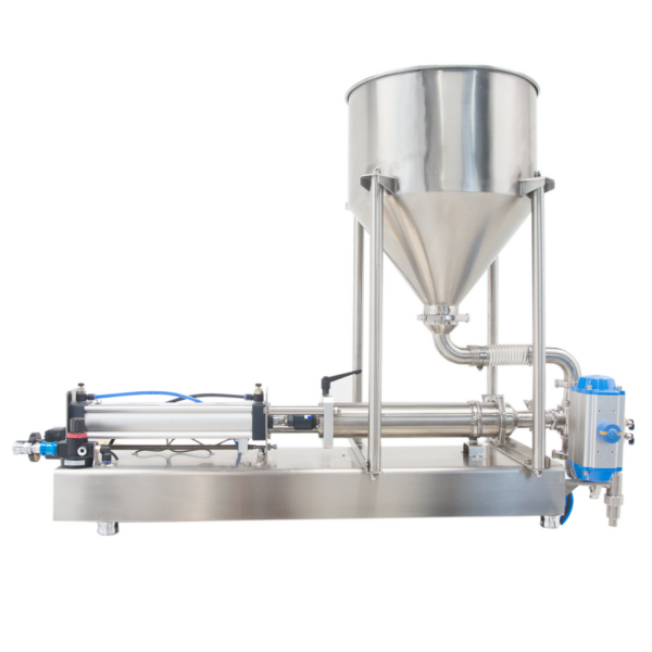 Llenadora de pistón de sobremesa para alta viscosidad con válvula de bola de JORES TECHNOLOGIES®