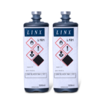 2 envases reemplazables de 500 ml de tinta negra multiusos LINX