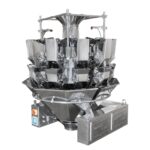 La pesadora combinada radial de 10 cabezales de acero inoxidable JORES TECHNOLOGIES® en vista diagonal