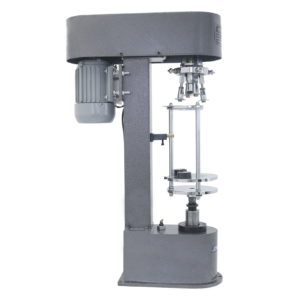 vista lateral del tapador semiautomático para botellas de vidrio JORES TECHNOLOGIES® para tapas metálicas
