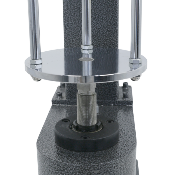 base para colocar las botellas de la tapadora de botellas gris JORES TECHNOLOGIES® para tapas de plástico