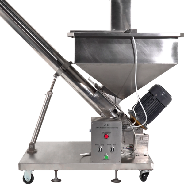 Elevador automático de tornillo sinfín para polvos con agitador de JORES TECHNOLOGIES®