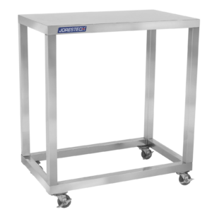 Mesa de trabajo de preparación de acero inoxidable con ruedas