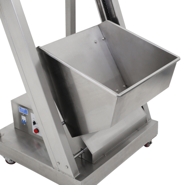 Elevador de una sola cubeta motorizado de gran capacidad para uso industrial