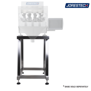 Soporte de acero inoxidable utilizado solo para la pesadora lineal Parallax 403 de JORES TECHNOLOGIES®