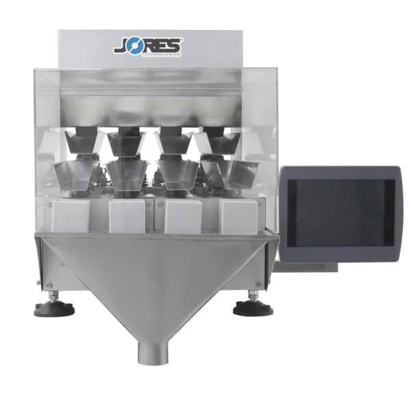 JORES TECHNOLOGIES® máquina de pesaje lineal de acero inoxidable para el envasado de pequeñas cantidades de productos a granel y de flujo libre