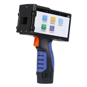 Codificador de inyección de tinta portátil TIJ con panel de control digital encendido