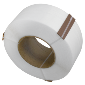 Rollo blanco de fleje de polipropileno de 1/2 pulgada de grosor