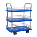 Carro utilitario de empuje de 3 estantes de JORES TECHNOLOGIES®