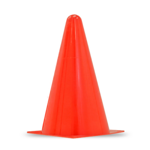 1 cono de entrenamiento deportivo naranja de alta visibilidad JORESTECH