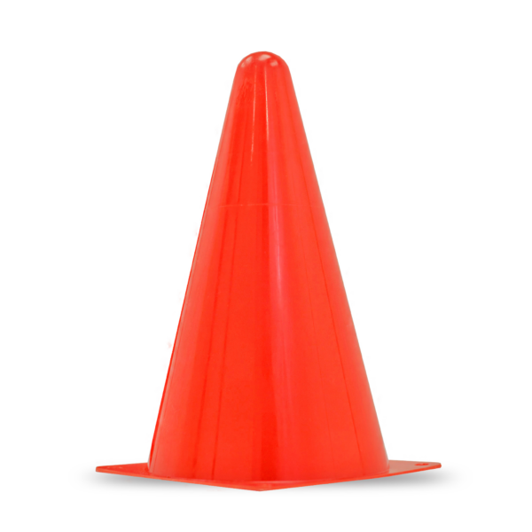 1 cono de entrenamiento deportivo naranja de alta visibilidad JORESTECH