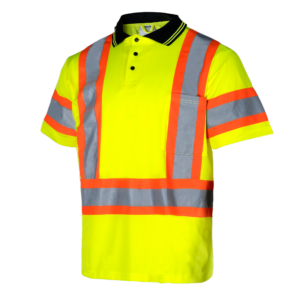 Polo de seguridad bicolor reflectante de alta visibilidad - Image 11