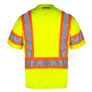 Camiseta de seguridad reflectante de dos tonos Hi-Vis Clase 3 - Image 2