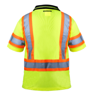 Polo de seguridad bicolor reflectante de alta visibilidad - Image 12