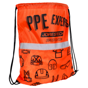 Bolsa con cordón PPE Experts con banda reflectante - Image 6