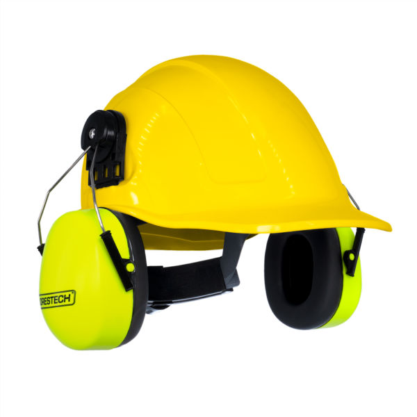 Kit de casco de estilo gorra con orejeras montables color lima